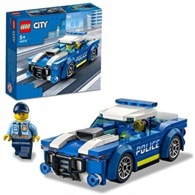 LEGO 60312 Voiture de police de la ville Jouet de police 5 ans et plus Cadeau pour enfants avec figurine de policier Série Aventure Jouet créatif pour enfant