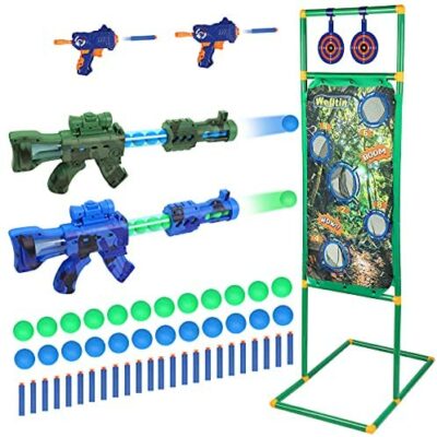 Pistolet jouet Welltin pour cible Nerf, jouet de 5 6 7 8 9 10 11 12 ans garçon cadeau d'anniversaire garçon 5-12 ans jeux de plein air pour enfants cadeau de Noël