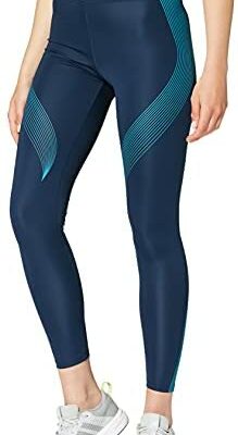 Marque Amazon - AURIQUE Legging de Sport Imprimé Femme