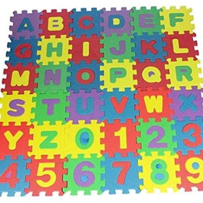 Tapis de jeu en mousse pour bébé, tapis de puzzle 36 pièces, tapis de sol imbriqué pour enfants, tapis de jeu confortable