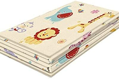 Tapis de jeu pliable en mousse pour bébé, tapis de jeu extra large et épais, tapis de jeu portable pour enfants pour salles de jeux, bébés, tout-petits et nourrissons (style 2)