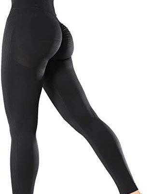 SLIMBELLE® Legging de sport pour femme Taille haute Push Ups Effet sexy Legging de compression anti-cellulite Pantalon de yoga Fitness Fitness Filles