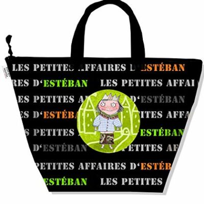 Sac Bébé Garçon Personnalisable, Sac de Rangement Petit Objet pour Mon Bébé, Sac Cadeau Naissance Original et Magnifique Personnalisable, Référence Noir.  C0707