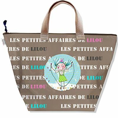 Sac bébé fille personnalisable, sac de rangement pour les petites affaires de mon bébé, sac cadeau d'anniversaire original et magnifique personnalisable, couleur référence beige.  A1510