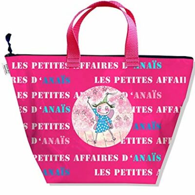 Sac bébé fille personnalisable, petit sac de rangement pour mon bébé, sac cadeau d'anniversaire original et magnifique personnalisable, couleur fushia réf.  A0510