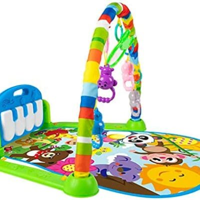 Tapis de jeu musical pour bébé 0-3-6-12 mois - Tapis de jeu de piano pour nouveau-né