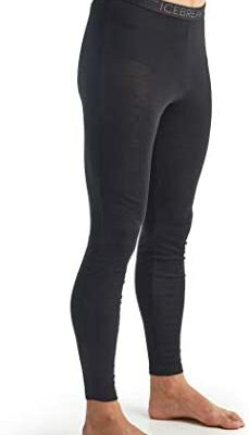 Couche de base Icebreaker 100 % laine mérinos pour homme - Leggings de tous les jours - Tissu ultraléger 175 |  sous-vêtements thermiques |  sous-vêtements de ski |  pantalon thermique