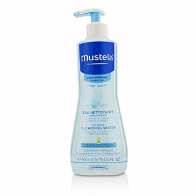 Mustela - Eau Nettoyante Sans Rinçage (Visage & Siège) - Pour Peau Normale, 500 ml