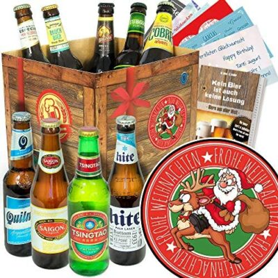 Père Noël / Coffret cadeau de Noël pour homme / World Beer