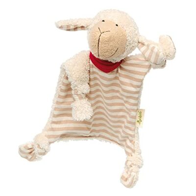 SIGIKID 38885 Doudou Mouton Vert Jouets bébé filles et garçons recommandés dès la naissance beige