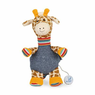 Sterntaler 6011951 boîte à musique pour bébé M peluche zoo girafe Greta - choisissez un jeu parmi plus de 100 mélodies (* mélodie bonne lune tu vas si tranquille)