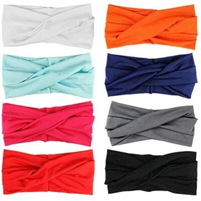 HBF Bandana pour femme Puro Colored MMA Hairband Bandeau Accessoires pour cheveux