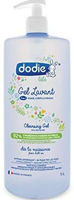 Dodie - Gel Nettoyant 3 en 1, Dès la Naissance, 1L