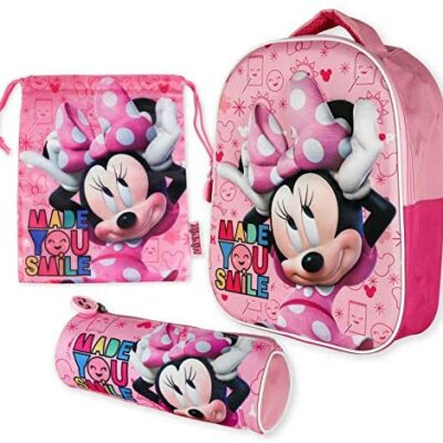 Sacs à dos, sacs d'école et sacs de maternelle 3D pour enfants - Minnie Mouse | Sac à dos SHOPBOP 3 ans | Fournitures scolaires pour la rentrée scolaire par Mickey Mouse 3D