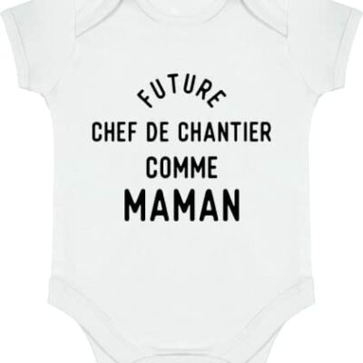 Body bébé Like Mommy Future Field Manager Humour Cadeau Anniversaire Anniversaire Baptême Original Funny Humour