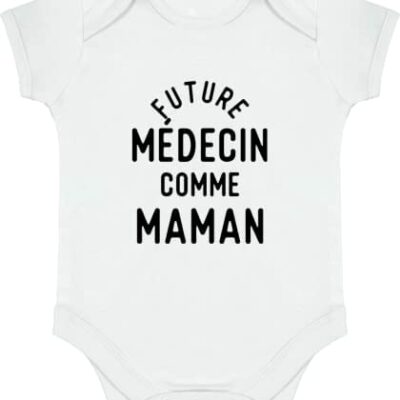 Futur docteur avec bébé corps comme maman | cadeau humoristique anniversaire anniversaire baptême humour drôle original