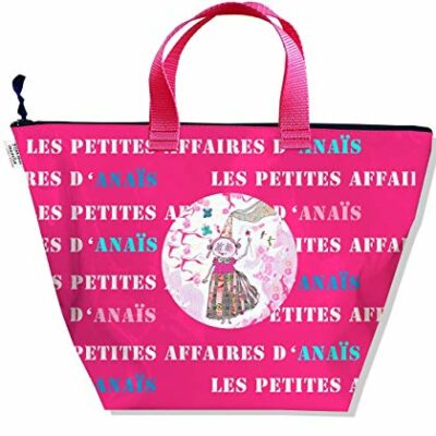 Sac bébé fille personnalisable, petit sac de rangement pour mon bébé, sac cadeau d'anniversaire original et magnifique personnalisable, couleur fushia réf.  A1209