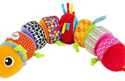 TOMY Lamaze - Camille La Chenille L27244, Jouet d'éveil Bébé, Peluche Chenille à Assembler, Jouet Educatif Multicolore pour Bébés 6 Mois+