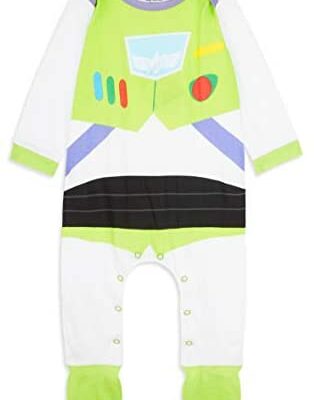 Grenouillère Bébé Buzz l'Éclair Disney - Vêtement Bébé Garçon Toy Story - Pyjama 100% Coton Naissance à 18 Mois - Idées Cadeaux Originales pour Baby Shower