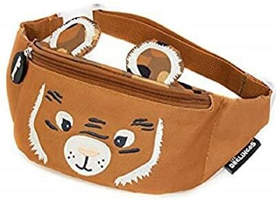 Sac Banane LES DÉGLINGOS Kids (Speculos le Tigre) - Fun - Maternelle - Filles & Garçons - 3 ans + - Marron