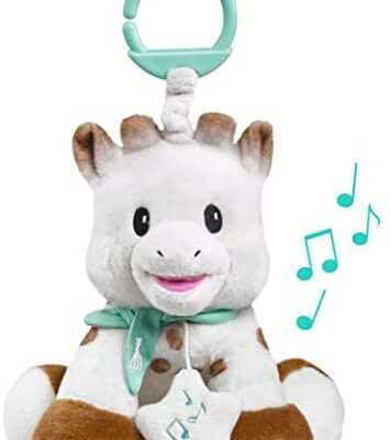 Sophie la Girafe Peluche musicale avec boîte à musique 20 cm, 010338