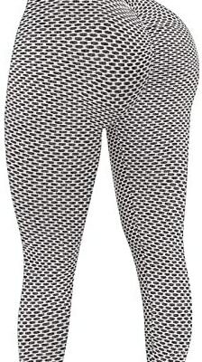 Ni_ka Tik Tok Push Up Leggings Dames Sport Cellulite Taille Haute Nid D'abeille Leggings Pull Up Opaque Élastique Yoga Pantalon