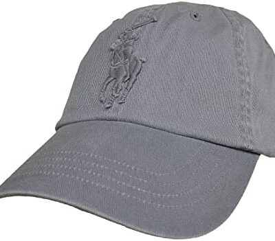 Ralph Lauren Chapeau Classique Big Pony Gris, Taille Unique