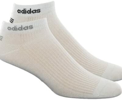 Adidas Femme Trio Low Chaussettes Lot de 6 Blanc/Aluminium Tailles 38-44