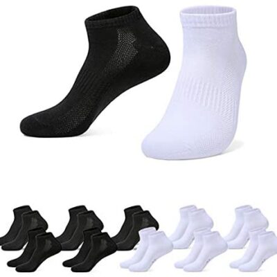 Falechay Low Socks 10 paires de chaussettes courtes en coton pour homme et femme