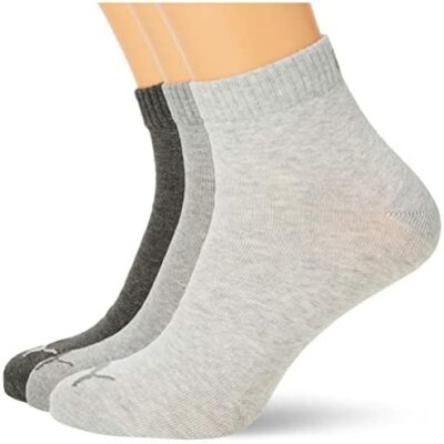 Puma 251015 - Chaussettes de sport Quarter Plain 3P pour homme (lot de 3)