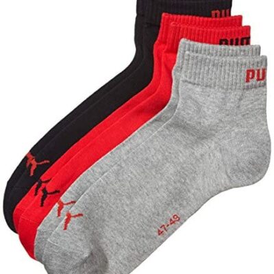 Puma 251015 Chaussettes de sport pour femme – Lot de 3