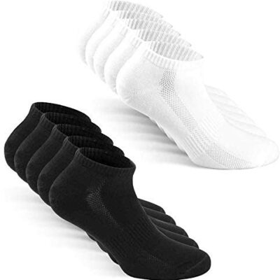 TUUHAW Chaussettes pour homme et femme 10 paires de chaussettes de sport en coton respirantes