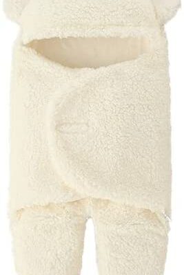 Daysskk bébé sac de couchage Swaddle 0-3 mois bébé Swaddle confortable bébé sac de couchage poussette bébé couverture hiver bébé cadeau nouveau-né