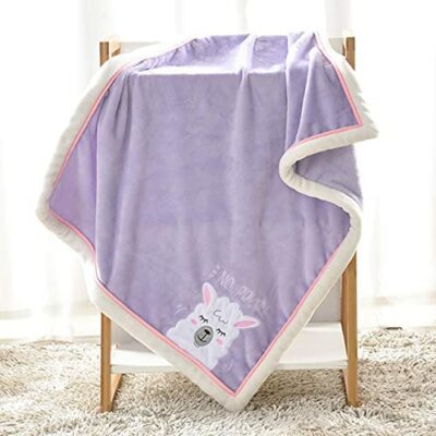 UKKD Serviette de Bain Bébé Couverture Chaude, Poussette Nouveau-né Literie Wrap Poussette