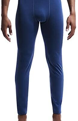 Beokeuioe sous-vêtement thermique pour homme long legging thermique hiver sous-vêtement thermique ski