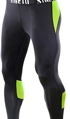 Pantalons de compression pour hommes Leggings de sport 3/4 Collants de course Pantalons de sport de fitness Pantalons en lycra Leggings à séchage rapide Leggings de jogging longs maigres respirants