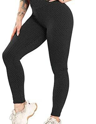 WWricotta Pantalon taille haute pour femme - Pantalon de compression élastique Pantalon de rue décontracté Respirant Running Fitness Pilates Pantalon Yoga Pantalon avec poches Fitness Slim Pilates