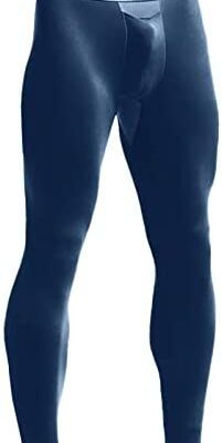 YOCIA Hot Leggings hommes sous-vêtement thermique Sexy Stretch Slim Long Leggings hommes Stretch Slim U Split pantalon thermique