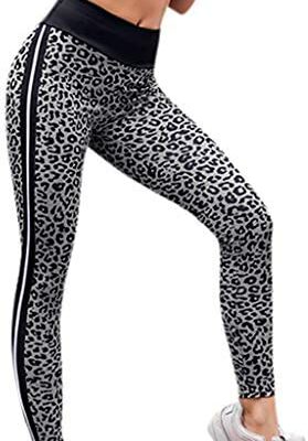 Dames Leggings élastique taille haute pantalon sport corps sculptant Sexy mode mince imprimé léopard Fitness Yoga pantalon