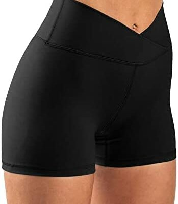 Nadeer Short de sport pour femme Push Up Anti-graisse Yoga Jogging Pantalon Skinny Short à séchage rapide Cyclisme Course à pied Sports