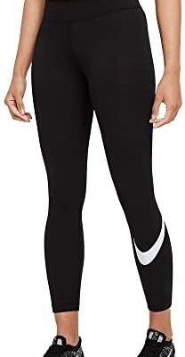 Nike W NSW Essntl Lggng Swoosh Mr pour femme - Leggings - Leggings