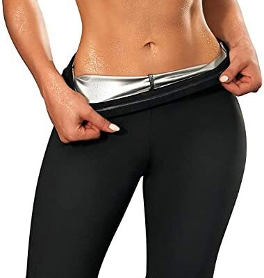 KUMAYES sueur dames minceur sport évacuant Leggings Anti Cellulite pantalon forte Compression thermique Yoga pantalon Anti Leggings