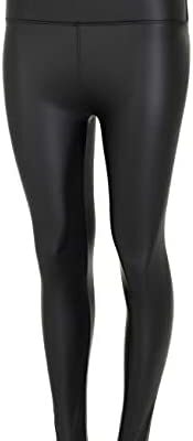 Generisch Legging taille haute en similicuir pour femme Mode Curvy Pantalon noir