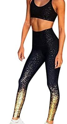 Ghemdilmn Leggings de Yoga pour Femme - Leggings de Sport Opaques - Pantalons de Sport pour Fitness, Sports, Décontracté, Yoga, Leggings