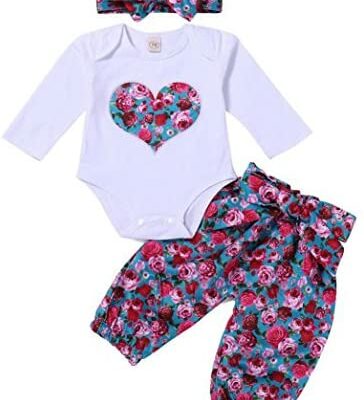 DAY8 bébé fille vêtements été costume bébé garçon nouveau-né printemps chemise haut t-shirt pyjamas femmes à manches longues haut haut combinaison combinaison + nœud pantalon + bandeau