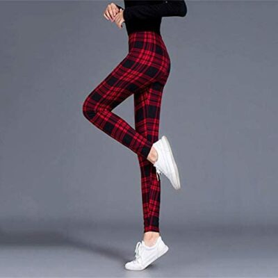 Leggings Plaid Leggings Pantalons Sexy Femmes Push Up Leggings Mode Fitness Leggings Gym Sports Taille Haute Pantalon Taille Haute Livraison Gratuite Livraison Gratuite