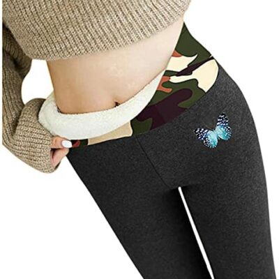 Dasongff Legging thermique d'hiver pour femme