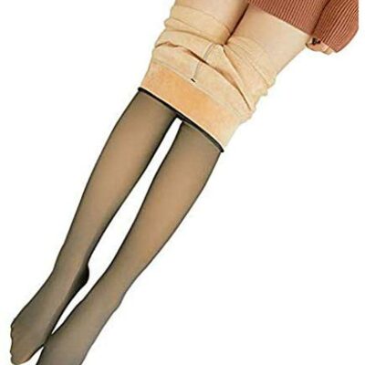 GongzhuMM1 Leggings en polaire imitation translucide pour femme