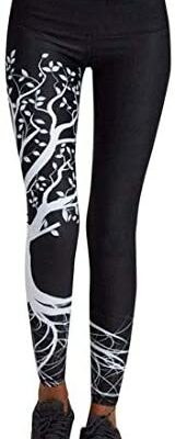 JFAN Leggings de sport à fleurs pour femmes Pantalons légers sans couture pour femmes Leggings taille haute à séchage rapide Jogging Fitness