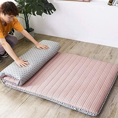 HJGHY Matelas Futon Japonais Traditionnel, Matelas De Sol Pliant Matelas Matelas De Couchage Matelas Disponible Quatre Saisons, Longueur, 90x190cm (35x75inch)